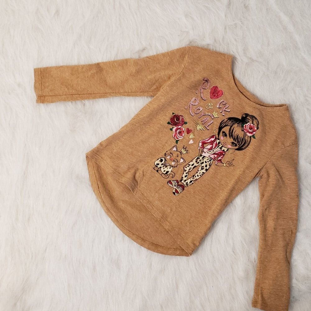 Girl's Garanimals Graphic T-shirt long sleeve 4